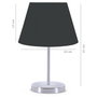 Opviq Lámpara de mesa AYD-2854 Antracita